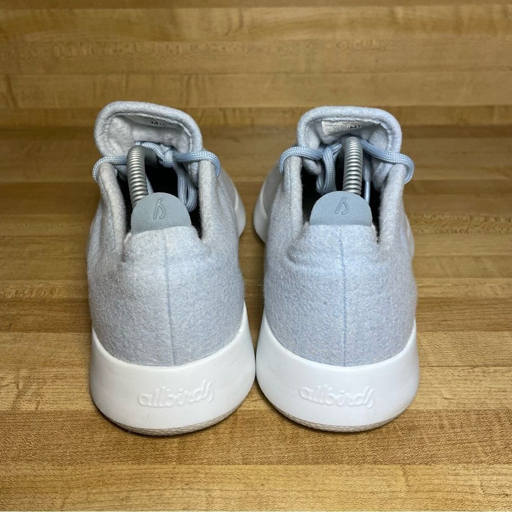 Allbirds Wool Runners Men’s Size 10 Athletic Shoes Sneakers Light Blue 0819 NV1 - Picture 4 of 7